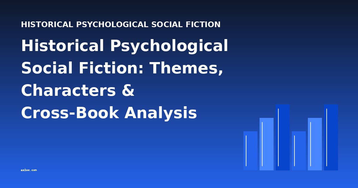 Historical Psychological Social Fiction: Themes, Characters & Cross-Book Analysis