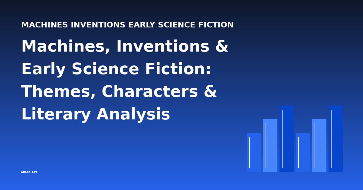 Machines, Inventions & Early Science Fiction: Themes, Characters & Literary Analysis