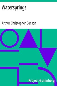 Cover of Watersprings — A Closer Reading