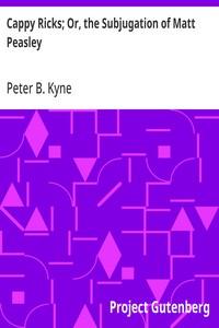 Cover of Cappy Ricks; Or, the Subjugation of Matt Peasley — Edition Insights