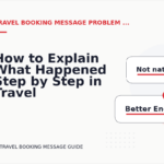 How to Explain What Happened Step by Step in Travel Booking Message English