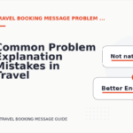 Common Problem Explanation Mistakes in Travel Booking Message English