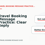 Travel Booking Message Practice: Clear Reply Patterns