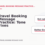 Travel Booking Message Practice: Tone Fixes for Real Situations