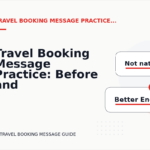 Travel Booking Message Practice: Before and After Corrections